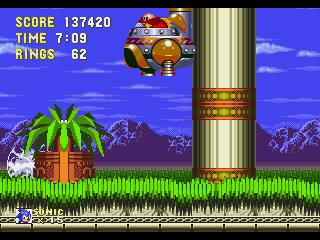 Sonic gets ready to fight MG act2 boss
